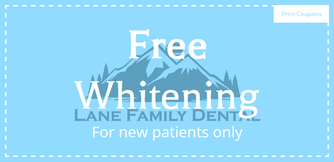 Coupon for a free teeth whitening
